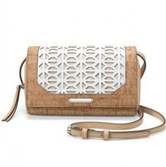 Stella & Dot Cork Crossbody Bag Geometric Design - Picture 13 of 13